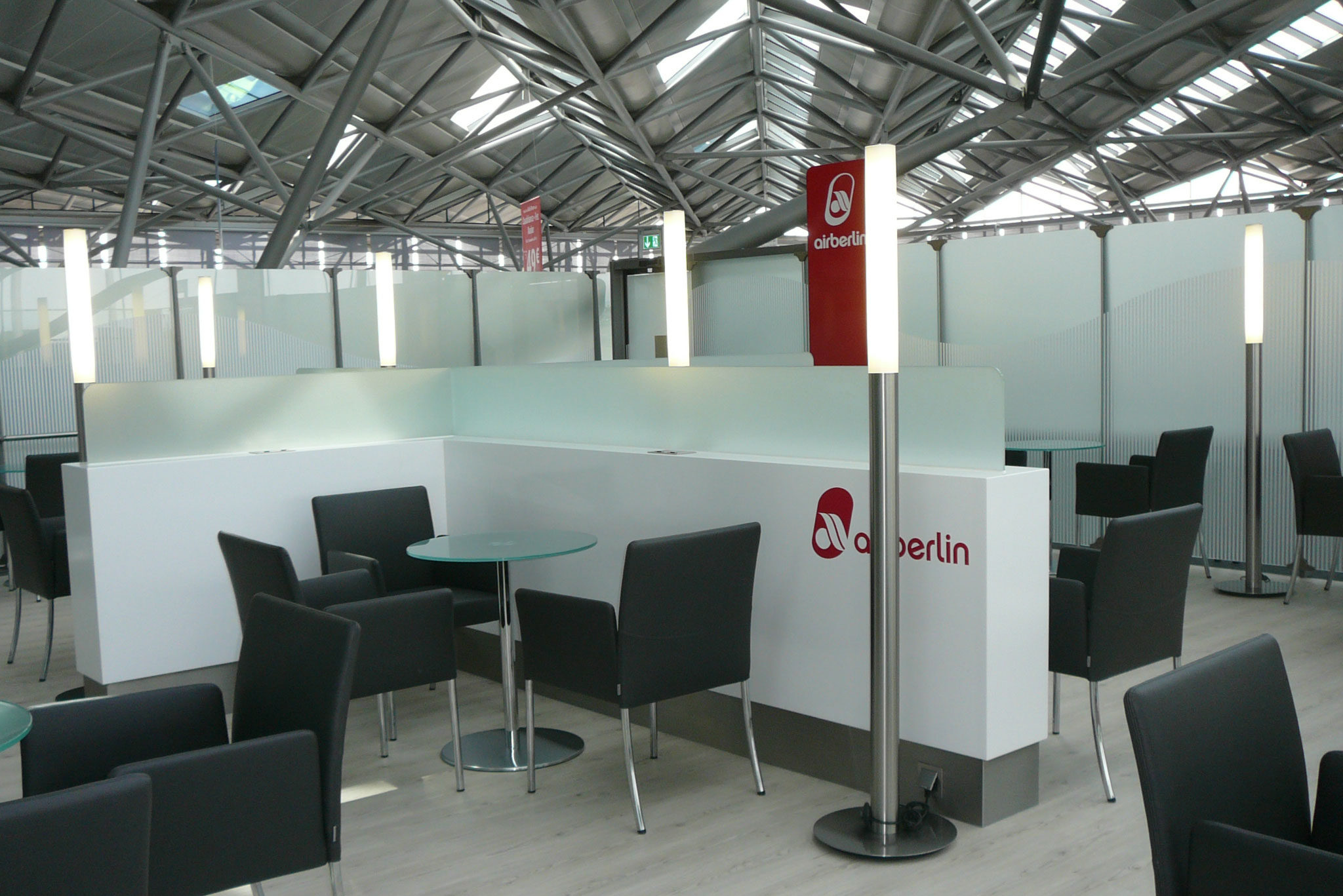 Wartebereich Air Berlin Flughafen Köln-Bonn